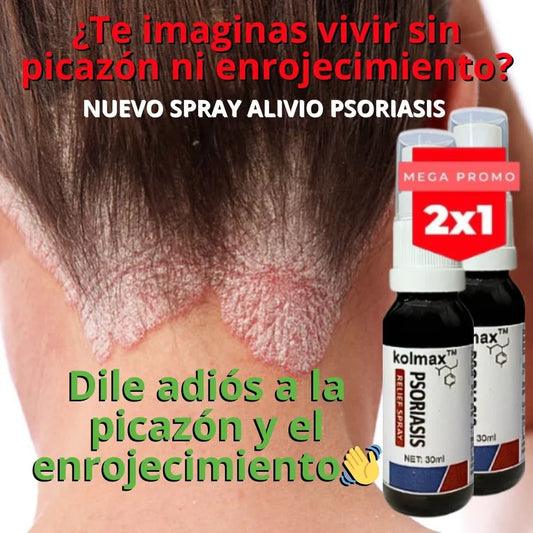 KOLMAX Spray | Alivio psoriasis y Picazón.